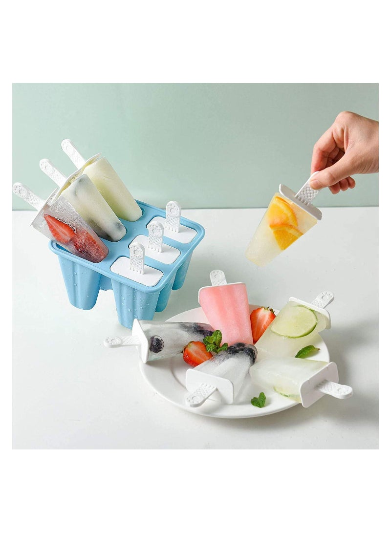 Y&D 1 Piece Silicone Popsicle Molds Easy Release, Reusable BPA Free Maker Molds, Dishwasher Safe, Homemade DIY Ice Cream for Kids - Image 4