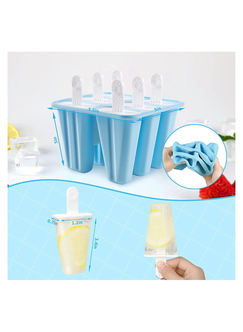 Y&D 1 Piece Silicone Popsicle Molds Easy Release, Reusable BPA Free Maker Molds, Dishwasher Safe, Homemade DIY Ice Cream for Kids - Image 2