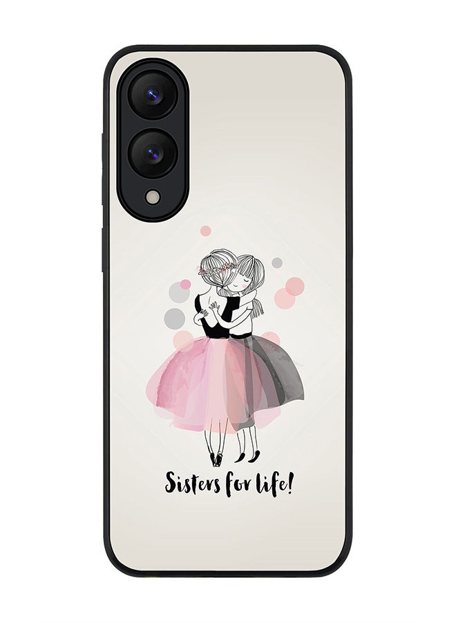 Stylizedd For Samsung Galaxy S25 Edge Case,Slim fit Camera Protection, Shockproof Thin Phone cover  - Sisters For Life!