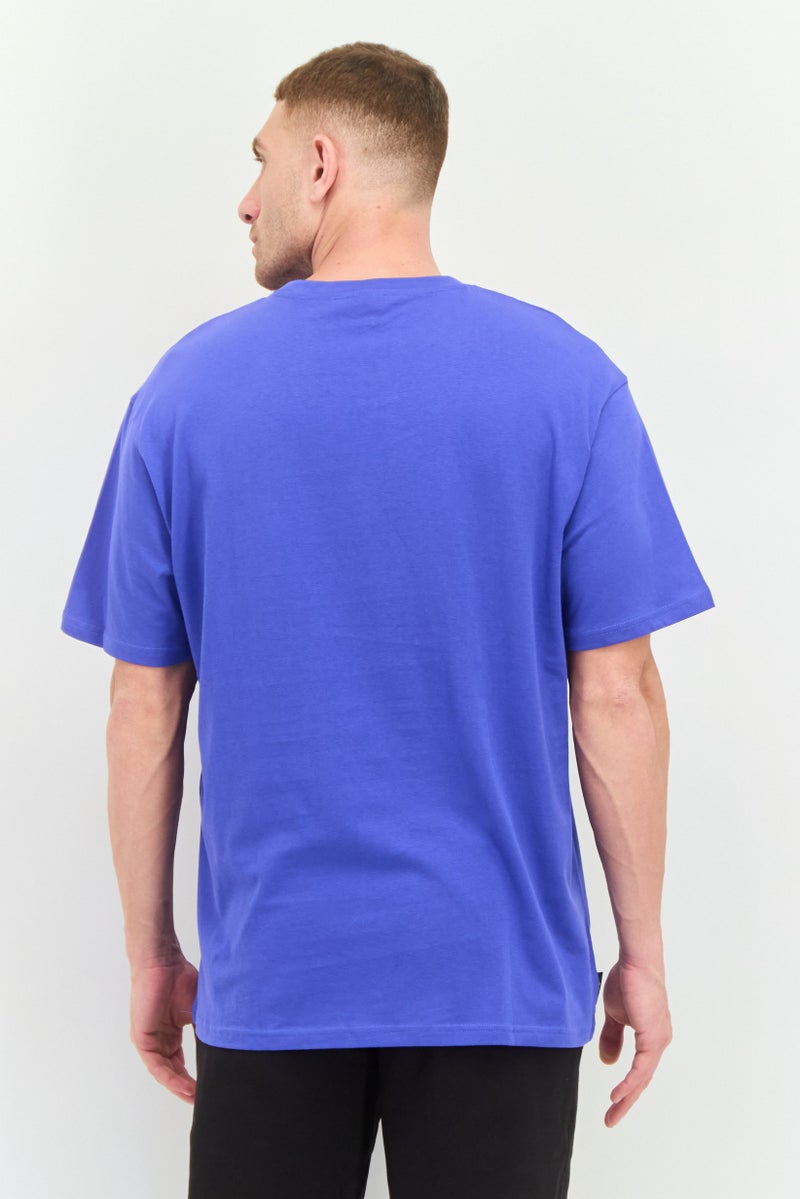 PUMA تي شيرت رياضي للرجال بأكمام قصيرة، خارجي، أزرق - Image 2