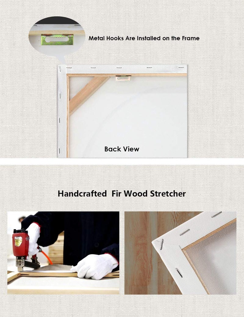 Pinetree Art Grey Floral Canvas Wall Art for Bedroom, 2 Panels Black and White Flower Prints Picture for Living Room Bathroom Home Wall Decor - (White Flower, 12 x 12 x 2pcs) - Image 5