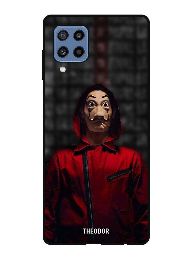 Theodor Protective Case Cover For Samsung Galaxy M32 4G  Red Jokar Mask - Image 1