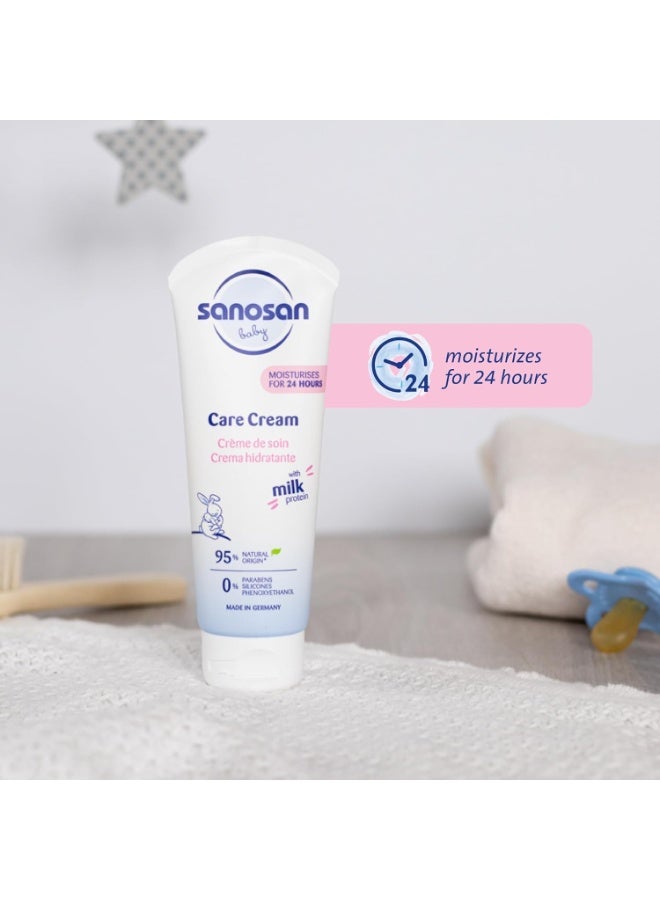 سانوسان كريم العناية بالطفل سانوسان ببروتين الحليب – كريم ترطيب يومي للوجه والجسم - Image 2