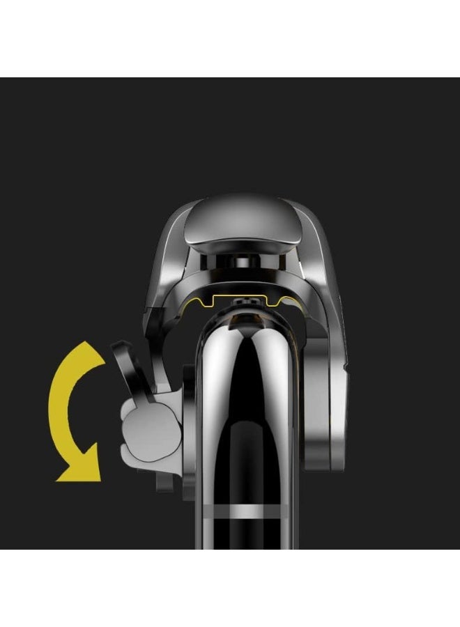 Mobile Shooting Games Fire Trigger, ,PUBG/COD Portable Gaming Grip Sensitive Shoot Aim Joysticks, Aim Button L1R1 Shooter Joystick For iPhone Android Phone Game Pad Accesorios，Black - Image 4