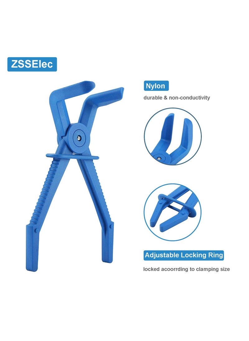 Excefore Hose Pinch off Pliers Set, 3 Pack Plastic Hose Clamp Pliers Tool for Fuel Line, Automotive Coolant Hose Spring Clamps Tool, Radiator Hoses Coolant Hoses, Blue  - Image 3