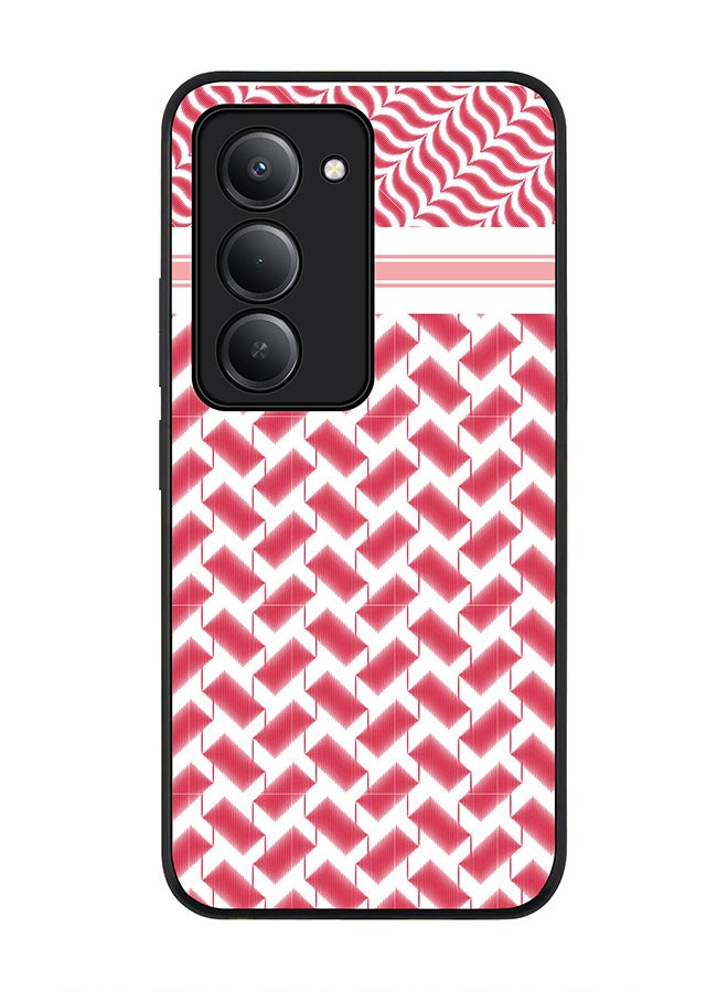 Stylizedd For Xiaomi Redmi 15 5G Case,Slim fit Camera Protection, Shockproof Thin Phone cover  - Shemag (Red) - Image 1
