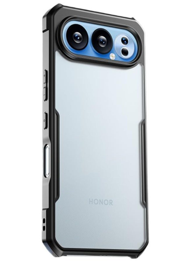 general Case Compatible with Honor 500/500 Pro 5G [Airbag Protection] Translucent Case Camera Protection PC+TPU Anti-drop Shockproof Protective Hard Back Cover - Image 1