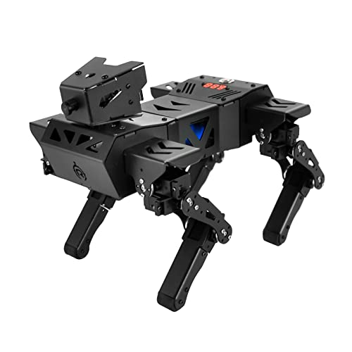 XiaoR Geek Smart Robot Dog Kit 12 DOF Programmable Bionic Metal Learning Kit Open Source ESP32 Educational Project for Adults Wireless App ControlBasic Kit - Image 1
