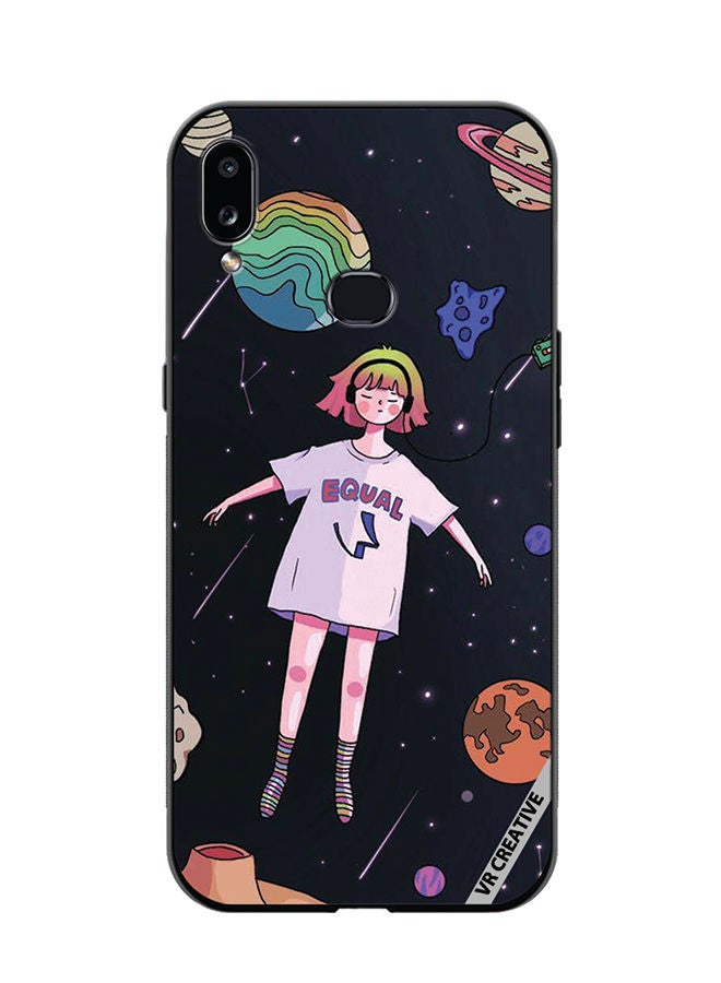 VR CREATIVE Protective Case Cover For Samsung Galaxy A10s Galaxy Design Multicolour - Image 1
