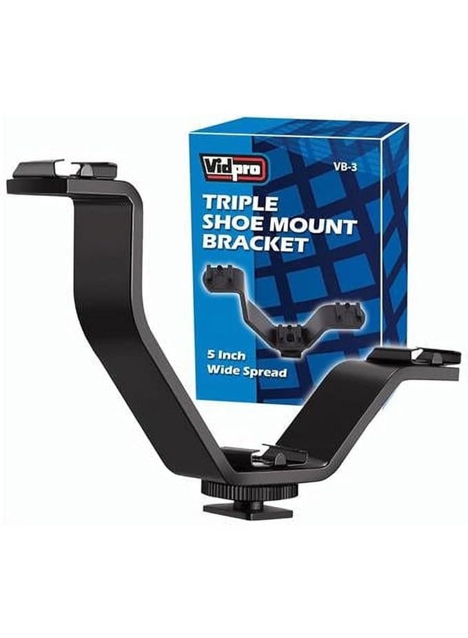 Vidpro VB-3 Triple Shoe Mounting Y-Bracket - Image 2