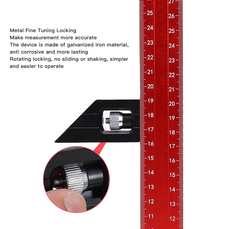 Table Saw Height Ruler Dual Metric And Inch Scale For Depth Measuring And Marking - Image 4