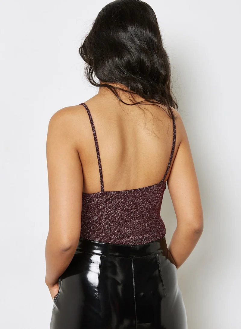 Miss Selfridge Petite Glitter Body