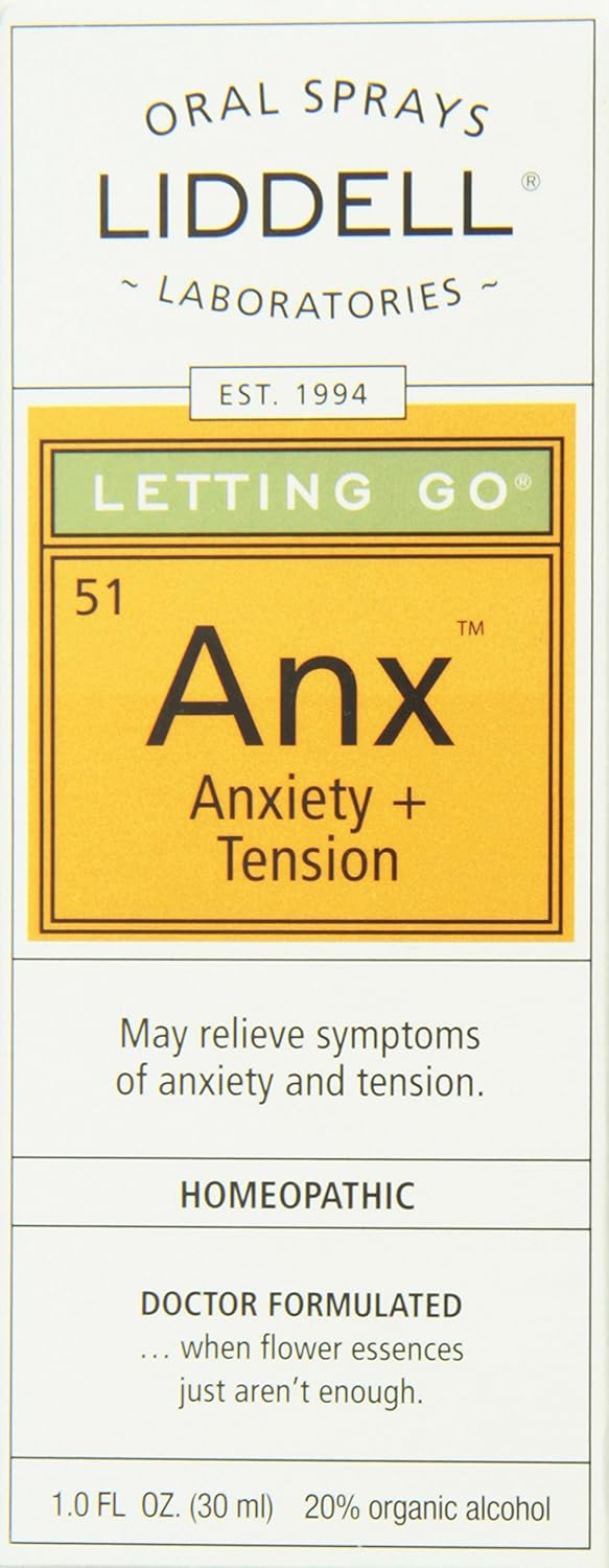 Liddell Homeopathic Letting Go Anxiety Spray 1 Ounce - Image 1