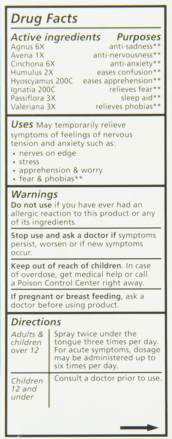 Liddell Homeopathic Letting Go Anxiety Spray 1 Ounce - Image 4