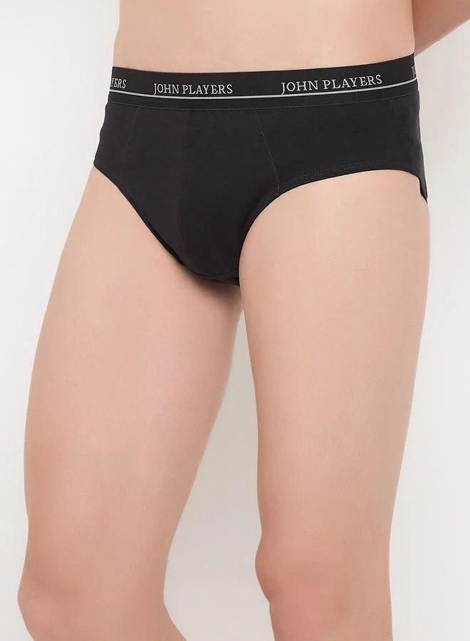 John Players Pack of 2 - Men Solid Briefs - 100% Cotton