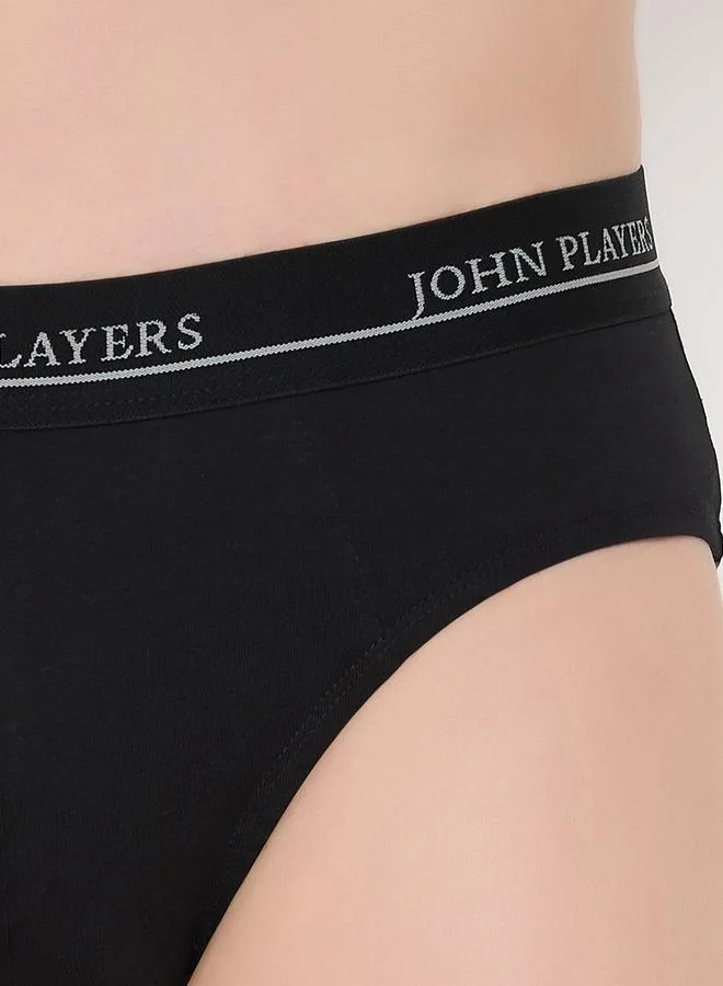 John Players Pack of 2 - Men Solid Briefs - 100% Cotton