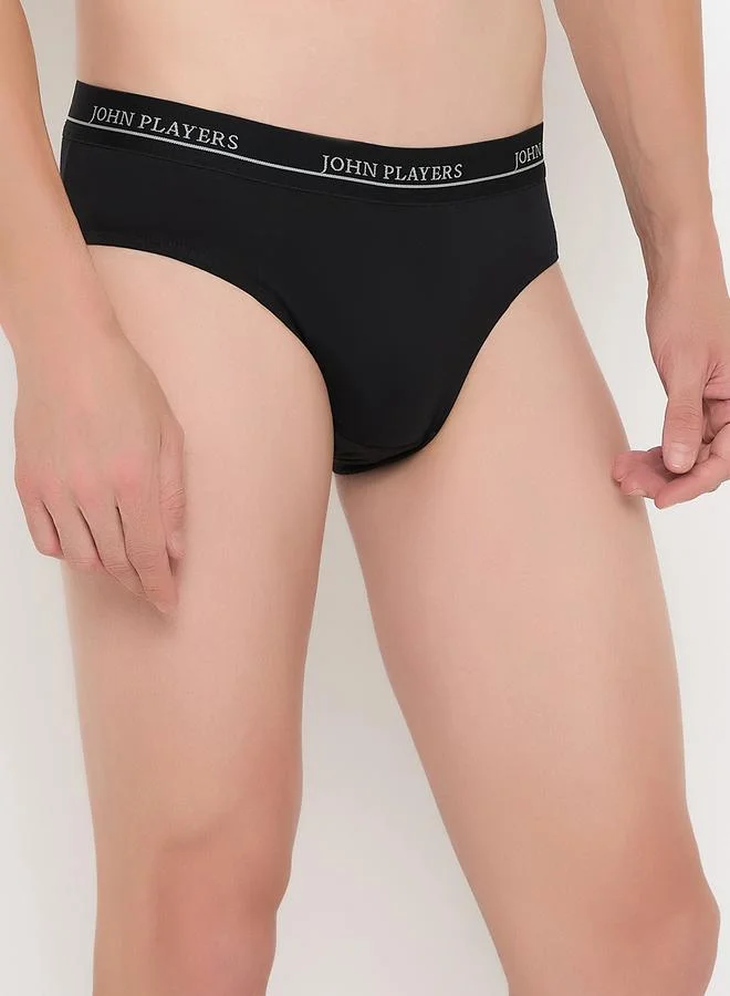 John Players Pack of 2 - Men Solid Briefs - 100% Cotton