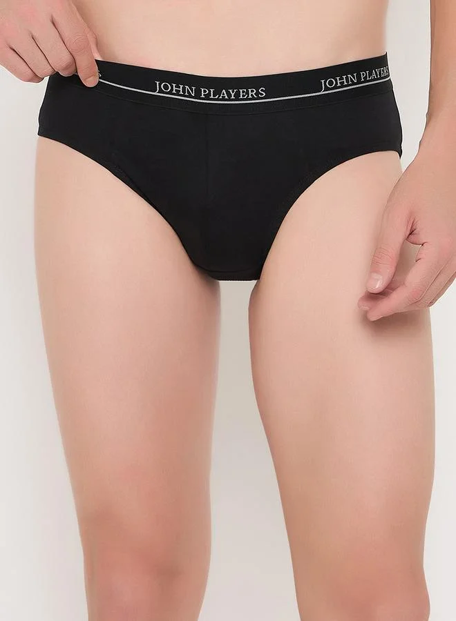 John Players Pack of 2 - Men Solid Briefs - 100% Cotton