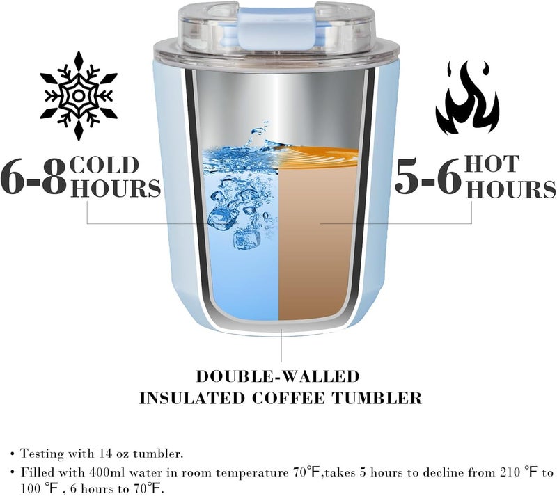 Puraville 10 oz Insulated Travel Coffee Mug - Image 3