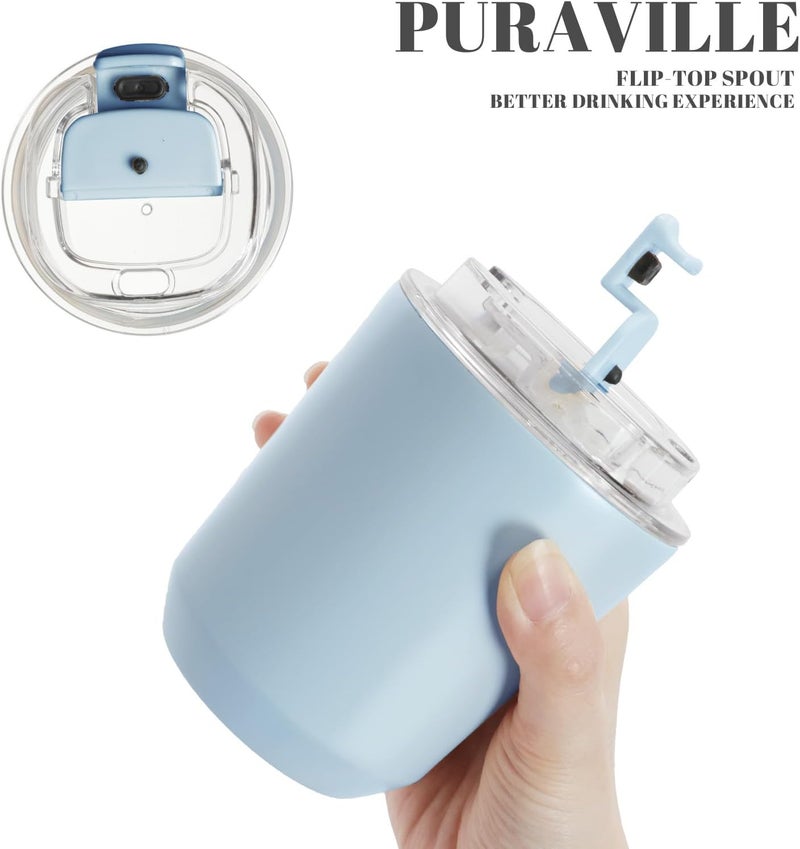Puraville 10 oz Insulated Travel Coffee Mug - Image 5