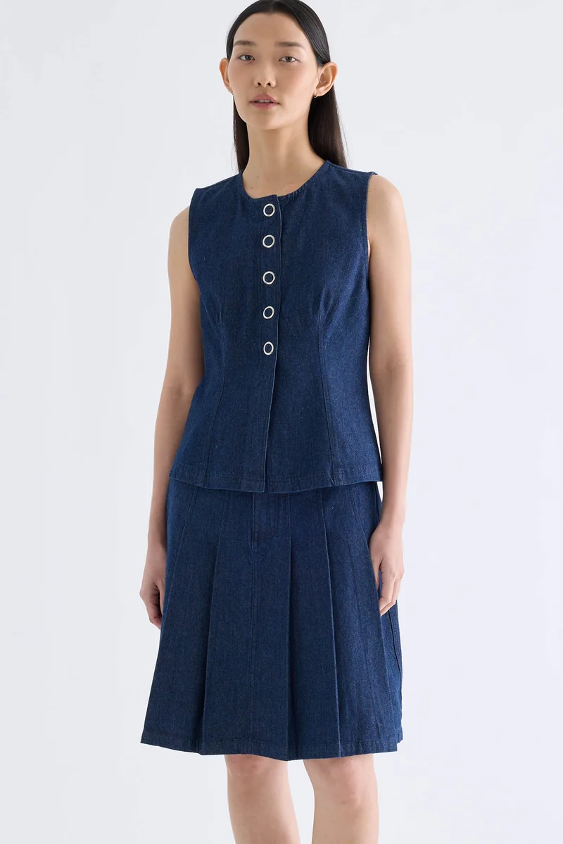 ذا اديتورز ماركت Laroux Snap Button Top