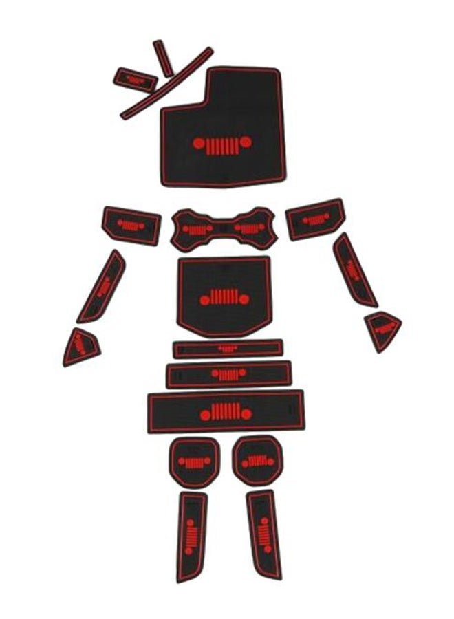 NIBEMINENT Anti Slip Mat For Jeep Wrangler JL 2018-2019 