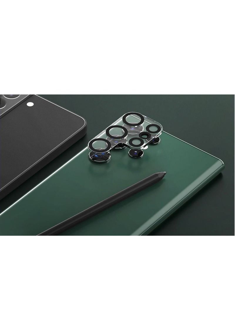 BORTONY Samsung Galaxy S22 Ultra Pack Of 2 Camera Lens Protector Scratch Resistant Tempered Glass - Image 4