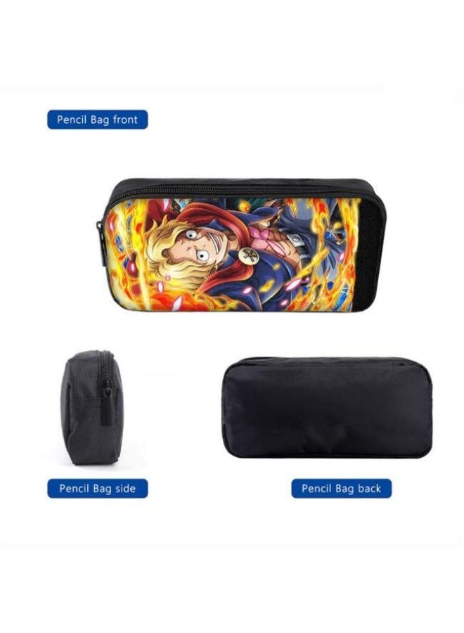 general The latest universal cartoon printed three piece practical bag combination (suitable for students, children, friends, outings, mountain climbing, etc.) - Image 2