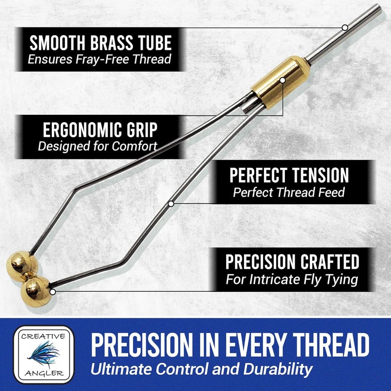 Creative Angler Precision Bobbin for Fly Tying - Essential Fly Fishing Accessory for Enhanced Fly Tying Experience - Elevate Your Fly Crafting with Smooth, Consistent Thread Control - Image 2
