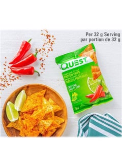 Quest Protein Chips Chili Lime 32g (20g Protein)  - Image 2