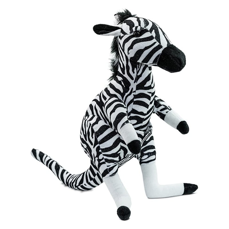 Randimals Zebra Style Kangaroo Plush Stuffed Toy 15 Soft Huggable Premium Quality Hybrid Animal Friend Encourages Adventure Imagination - Image 3