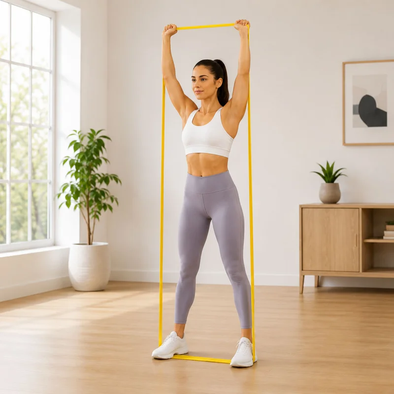 DEEPFIT Long Resistance band combo (Light & Medium)