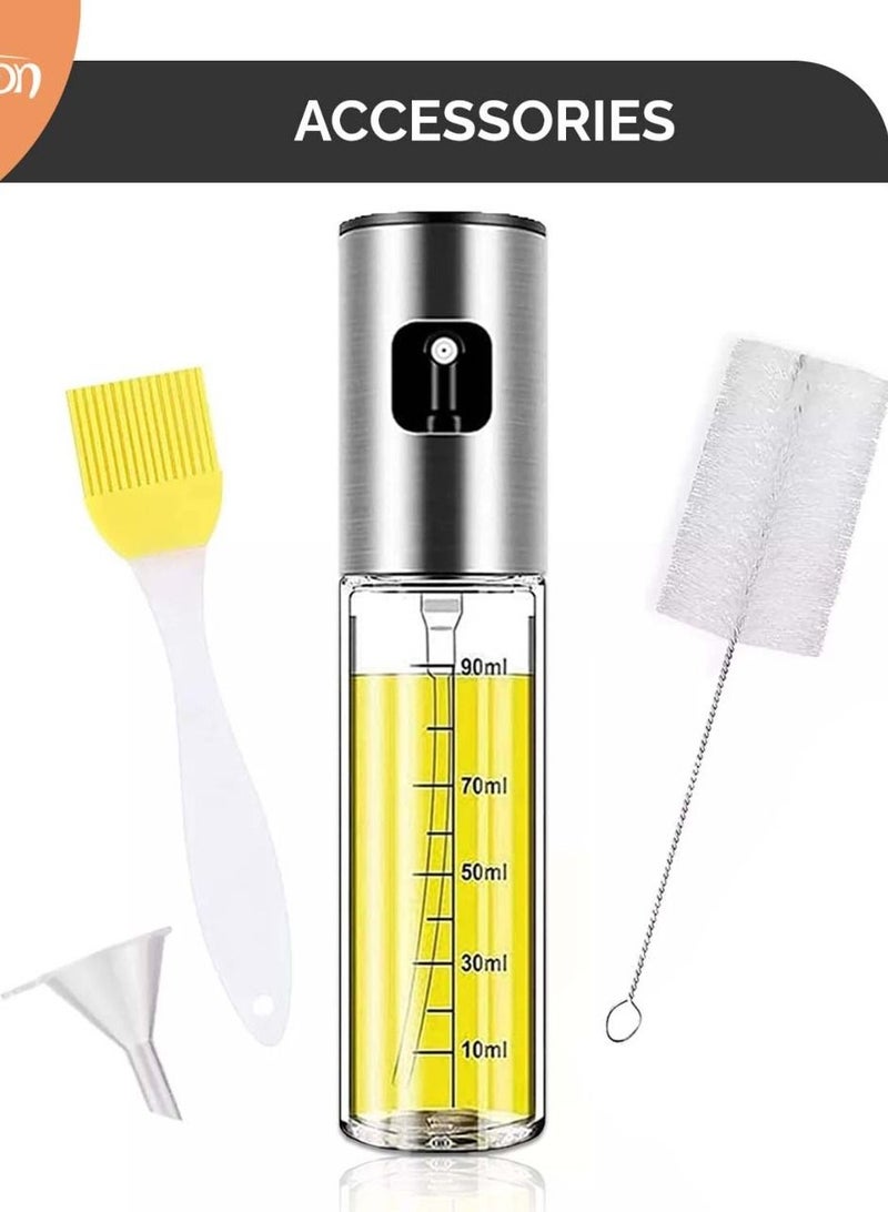 Zalcoon Oil Sprayer for Cooking, Olive Oil Sprayer for Air Fryers, Oil Sprayer, Olive Oil Spray For Salads, Barbecues, Kitchen Baking - Image 3