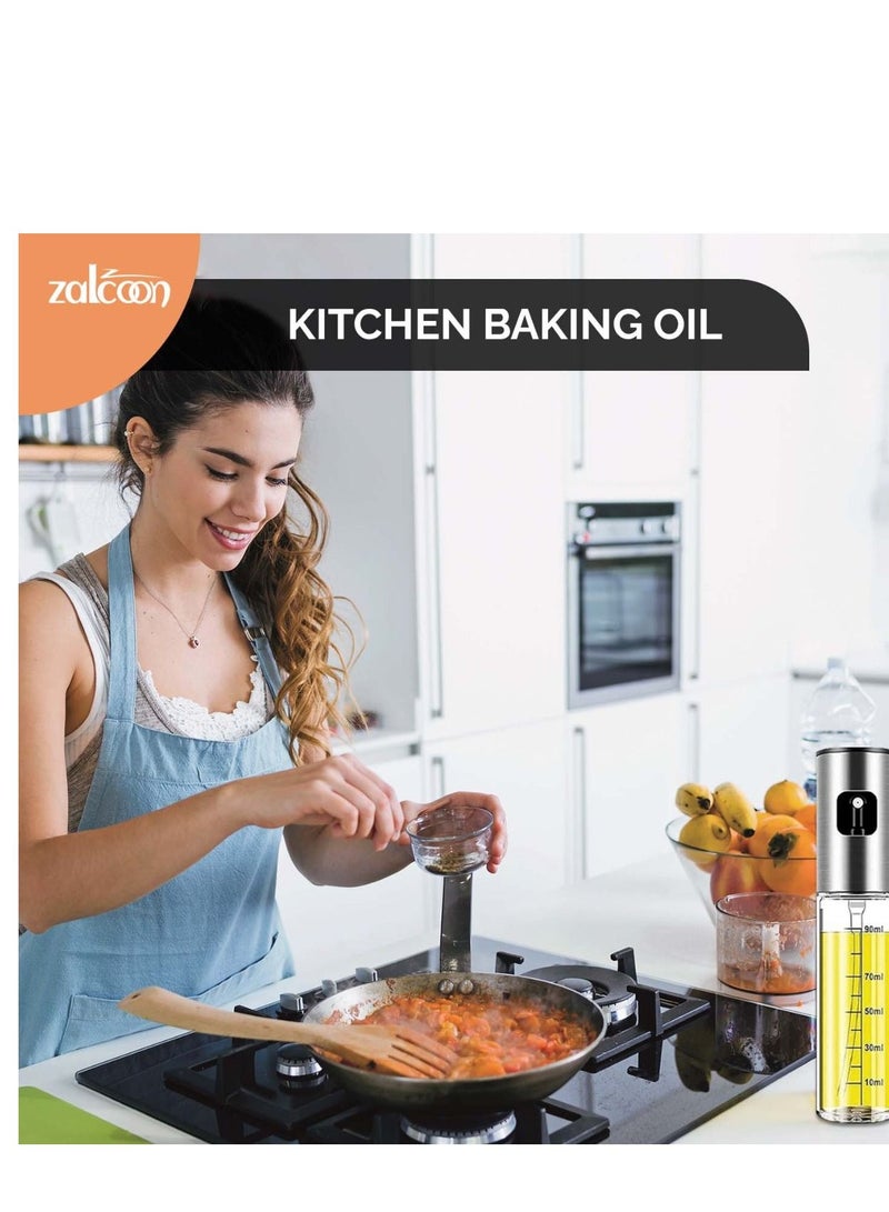 Zalcoon Oil Sprayer for Cooking, Olive Oil Sprayer for Air Fryers, Oil Sprayer, Olive Oil Spray For Salads, Barbecues, Kitchen Baking - Image 4