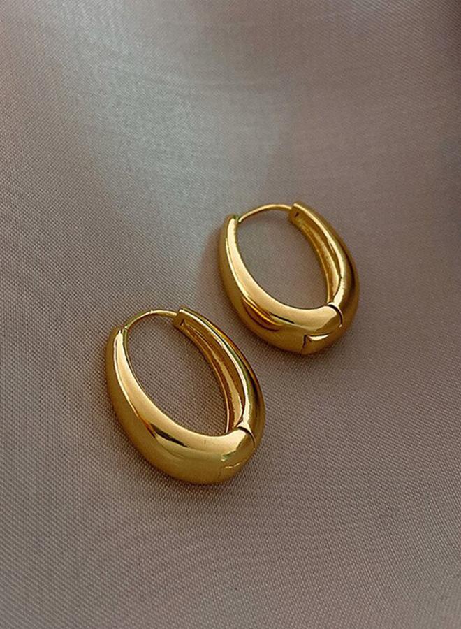 Take Two Plain Hoop Earrings - Image 3