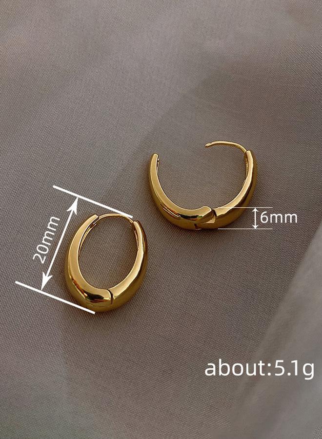 Take Two Plain Hoop Earrings - Image 4