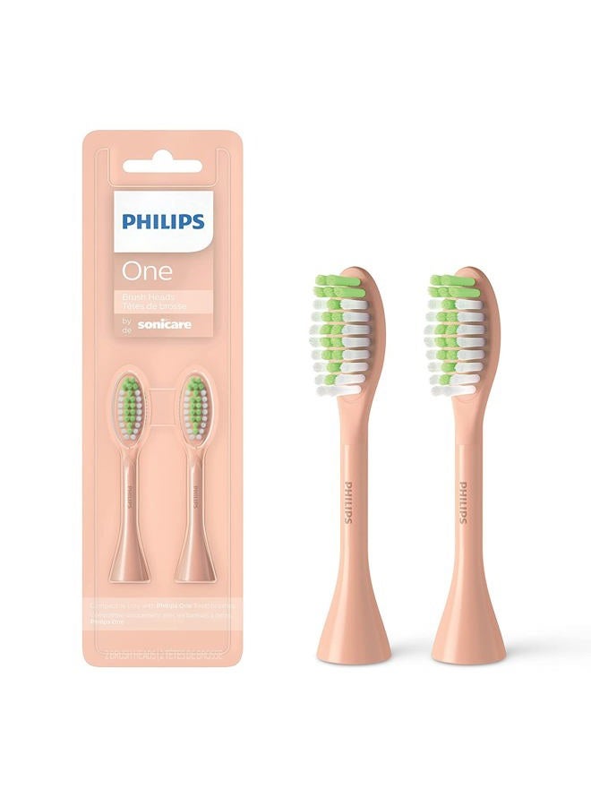 Philips One by Sonicare, 2 Brush Heads, Shimmer, BH1022/05 - Image 1