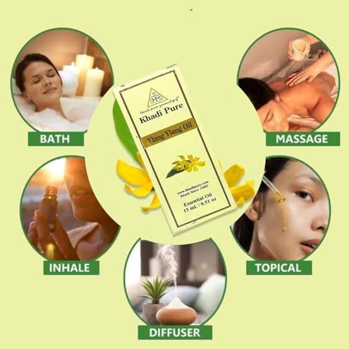 Khadi Pure Herbal Ylang Ylang Essential Oil, 15 ml (Pack of 2) - Image 4