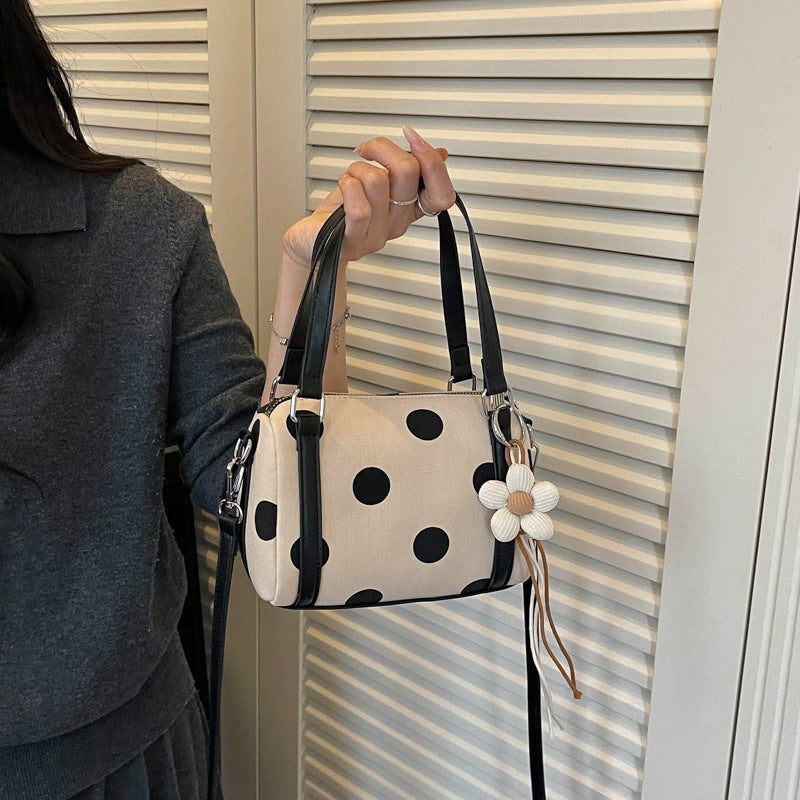 Fashion Polka Dot Shoulder Bag 2026 New Large Capacity Korean Style - Image 3