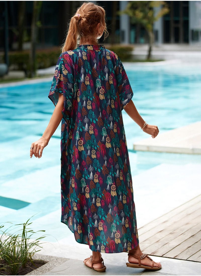 Loquat - Beach Printed Robe Sunscreen Cover - Image 1