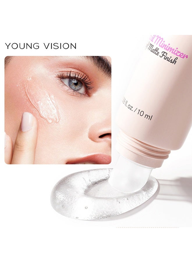 يونج فيجن برايمر للمكياج، برايمر لتصغير المسام للوجه قبل وضع المكياج، تشطيب مطفي ناعم، التحكم في اللمعان، قاعدة للوجه والفاونديشن طويلة الأمد، تحضير خفيف للبشرة، 10 مل - Image 2