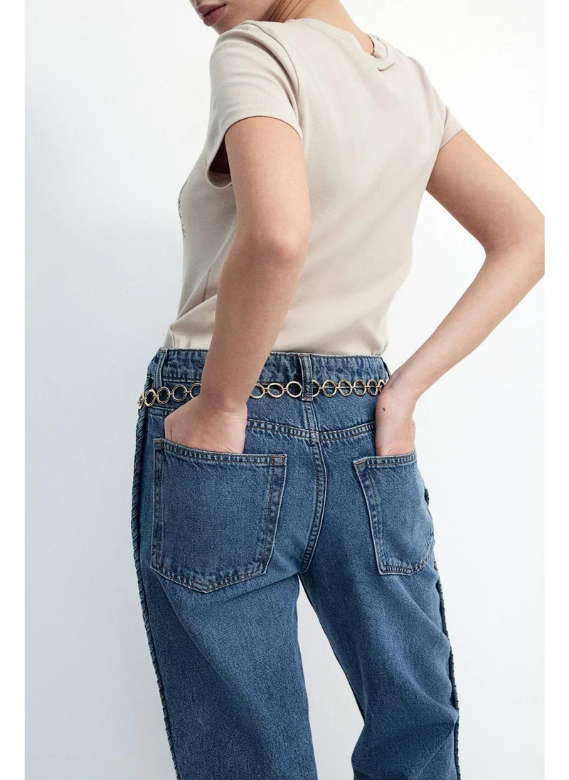 H&M Straight High Ankle Jeans