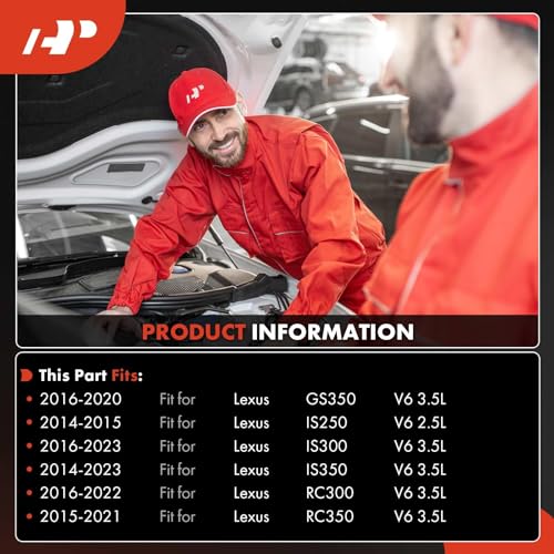 A-Premium Air Conditioner AC Compressor with Clutch Compatible with Lexus IS250 IS350 IS300, RC300 RC350, GS350, 2.5L 3.5L - Image 2
