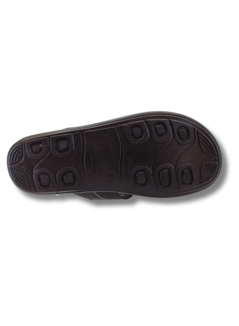 Aerosoft Men's Slippers P3305 Brown - Image 4