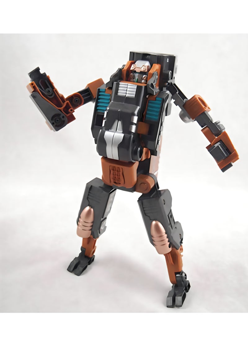 MAGIC VAULT Toy Gun Pistol - 2-1 Transformable Toy Gun Robot - Manual Soft Bullet Gun with Foam Bullets - Indoor/Outdoor Games and Toys - for 6-12 Year Old Boys, Birthday Gifts for Kids Age 6+ - Image 5