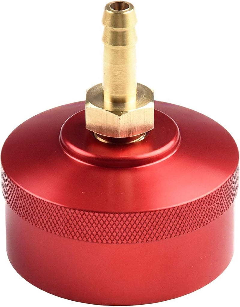 Extended Run Generator Fuel Kit Fuel Gas Cap With Brass Hose For Honda, EU2200i EU2000i EU1000i EU20i Generators With Anodized Finish And Nitrile Gasket For Auxiliary Tank Connection - Image 1
