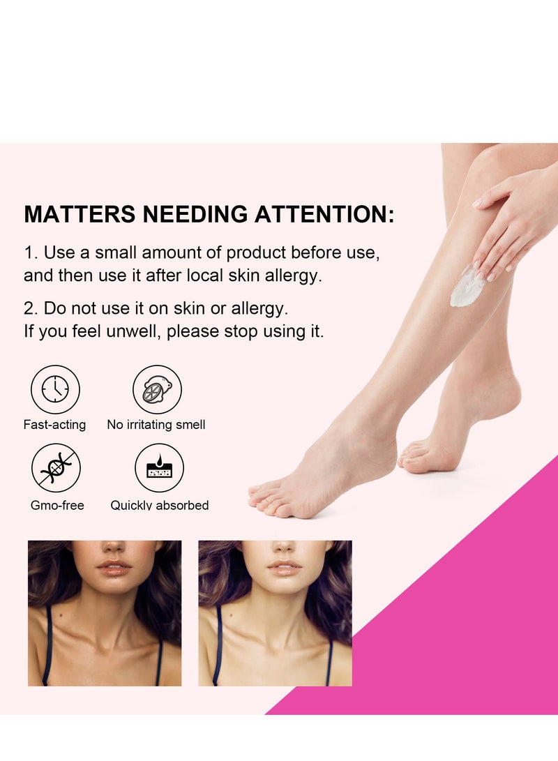 إيلهو كريم تبييض الوجه والجسم ، كريم تبييض دائم للبشرة الداكنة ، كريم تفتيح للبشرة الداكنة ، كريم تبييض ، كريم تبييض البشرة الداكنة يبيض ويضيء جسم الإبط 30G - Image 3