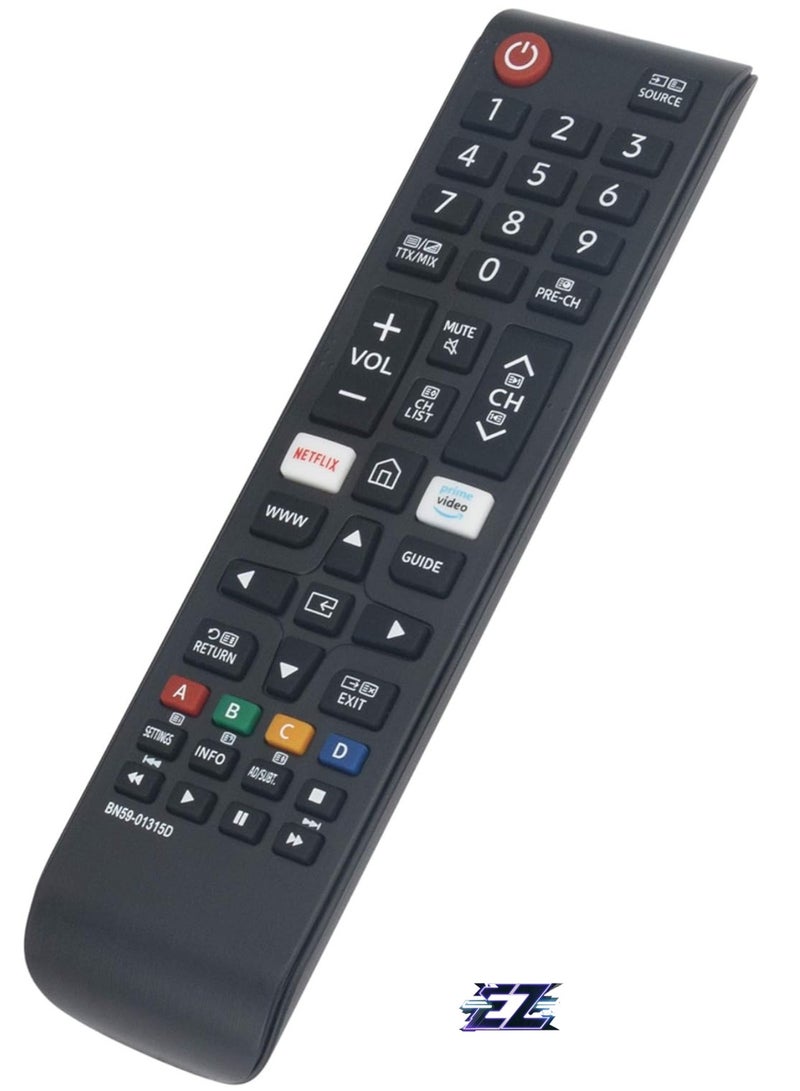 ELTRAZONE Replacement Remote Control BN59-01315D Fit for Samsung TV Series 7 RU7100 4K UHD UA43RU7100 UA49RU7100 UA50RU7100 UA55RU7100 UA75RU7100 UA43RU7100W UA50RU7100W UA55RU7100W UA58RU7100W UA65RU7100W with battery - Image 2