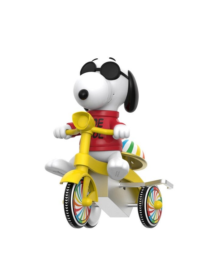 Super7 Super7 Peanuts Super Cycles - Joe Cool (Red w/Yellow Trike) Action Figure - Image 4