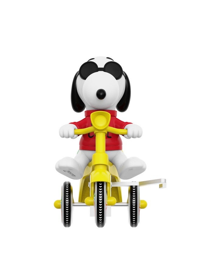 Super7 Super7 Peanuts Super Cycles - Joe Cool (Red w/Yellow Trike) Action Figure - Image 3